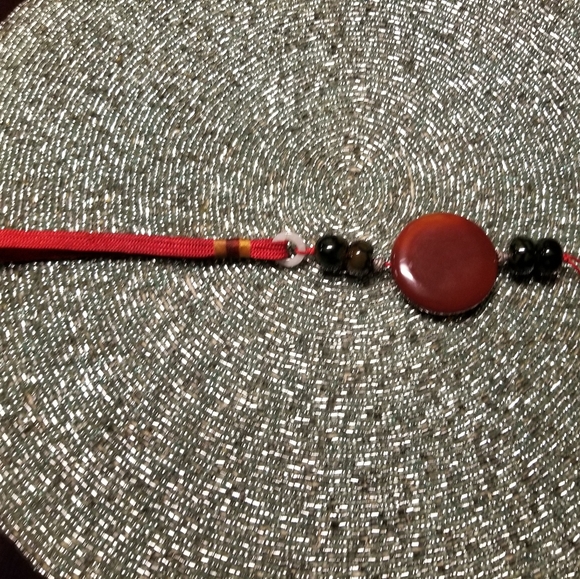 Carnelian stone key chain. - Picture 1 of 7